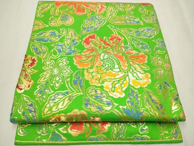 超美品　龍村　名古屋帯 金糸 正絹 着物　和装　357 赤 超美品 龍村 名古屋帯 金糸 正絹 着物 和装 357 赤 - メルカリ
