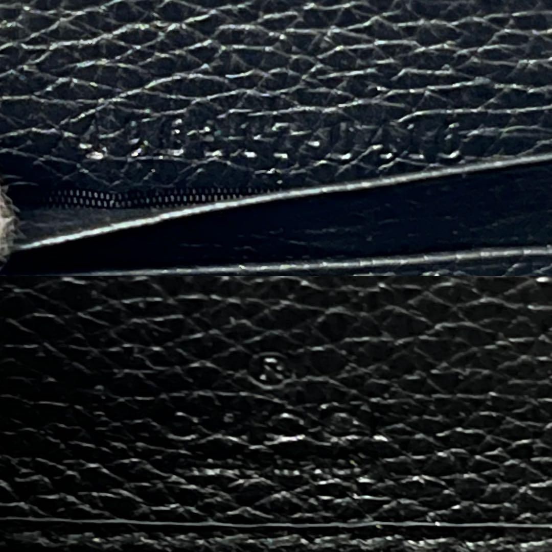 ✨極美品✨グッチ ヴィンテージロゴプリント長財布 ブラック