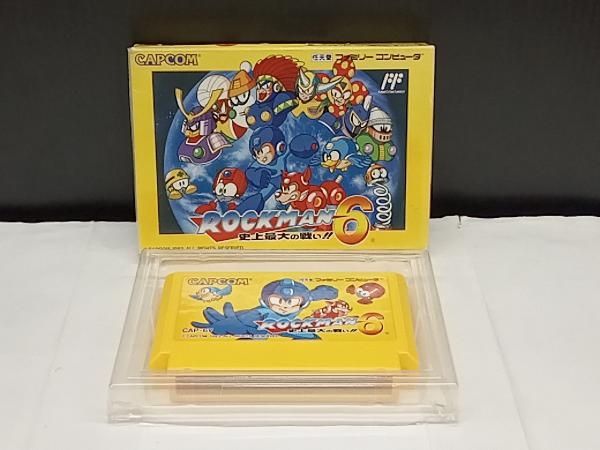 ROCKMAN 6 史上最大の戦い!! ソフトなし　ハガキ付き 説明書なし ロックマン6 史上最大の戦い!! 【公式通販】