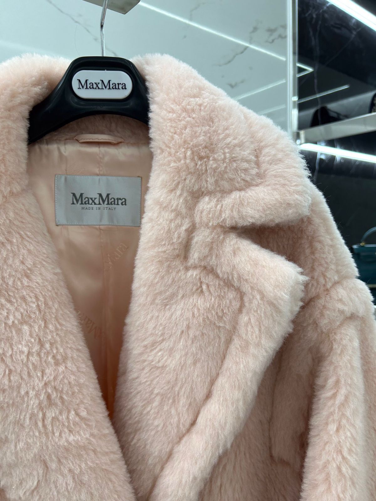 MAX MARA マックスマーラ テディベア アルパカ シルク ウール アイコンコート