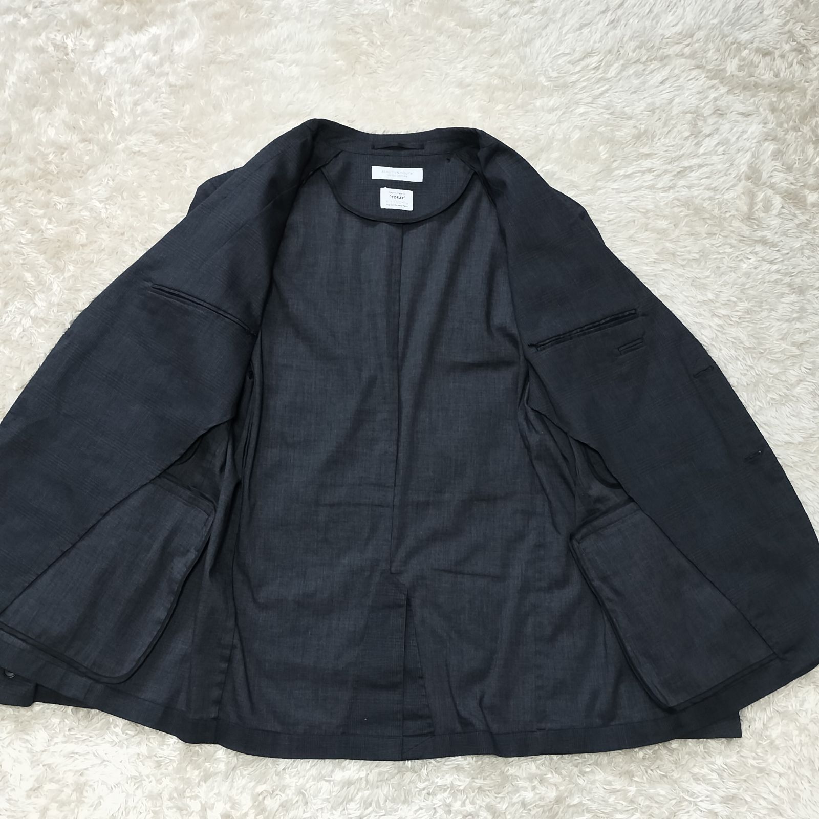 美品】BEAUTY＆YOUTH UNITED ARROWS グレンチェックジャケット