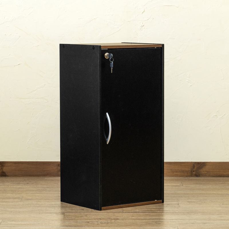 GRANZ 鍵付きシェルフ BK|WH hmp29 サカベ