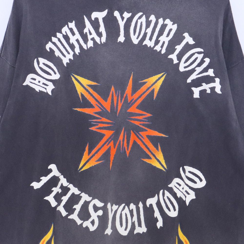 SAINT MICHAEL LS TEE M BLACK XLサイズ ブラック SM-YS8-0000-015