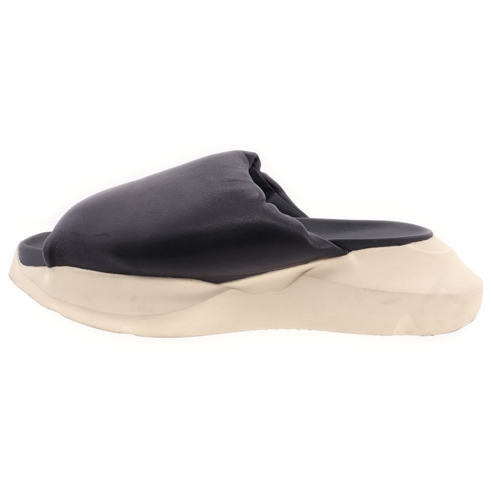 Rick Owens (リックオウエンス) 23SS GETH PUFFER SLIDE ゲスパファースライドサンダル 01C4817 ブラック