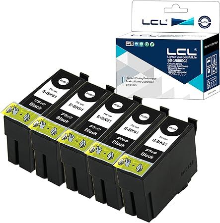 ブラック LCL EPSON用 エプソン用 ICBK61 （5パック ブラック） 增量