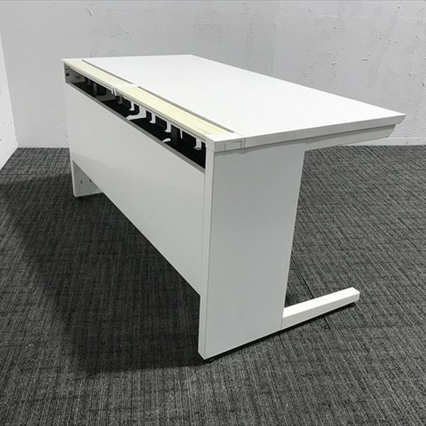 平デスク iS 引出し付 オフィスデスク 平机 コクヨ ホワイト