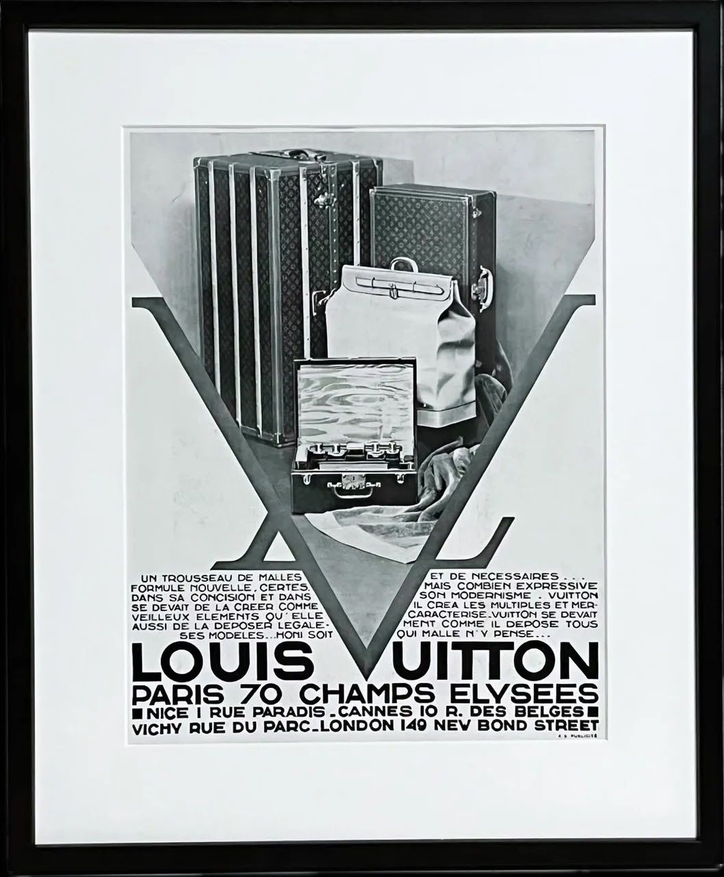 1931 広告＞ Louis Vuitton ルイ・ヴィトン ポスター