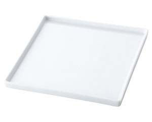 ラ559-038 TUBE WHITE 24.5 cmスクウェアプレート
