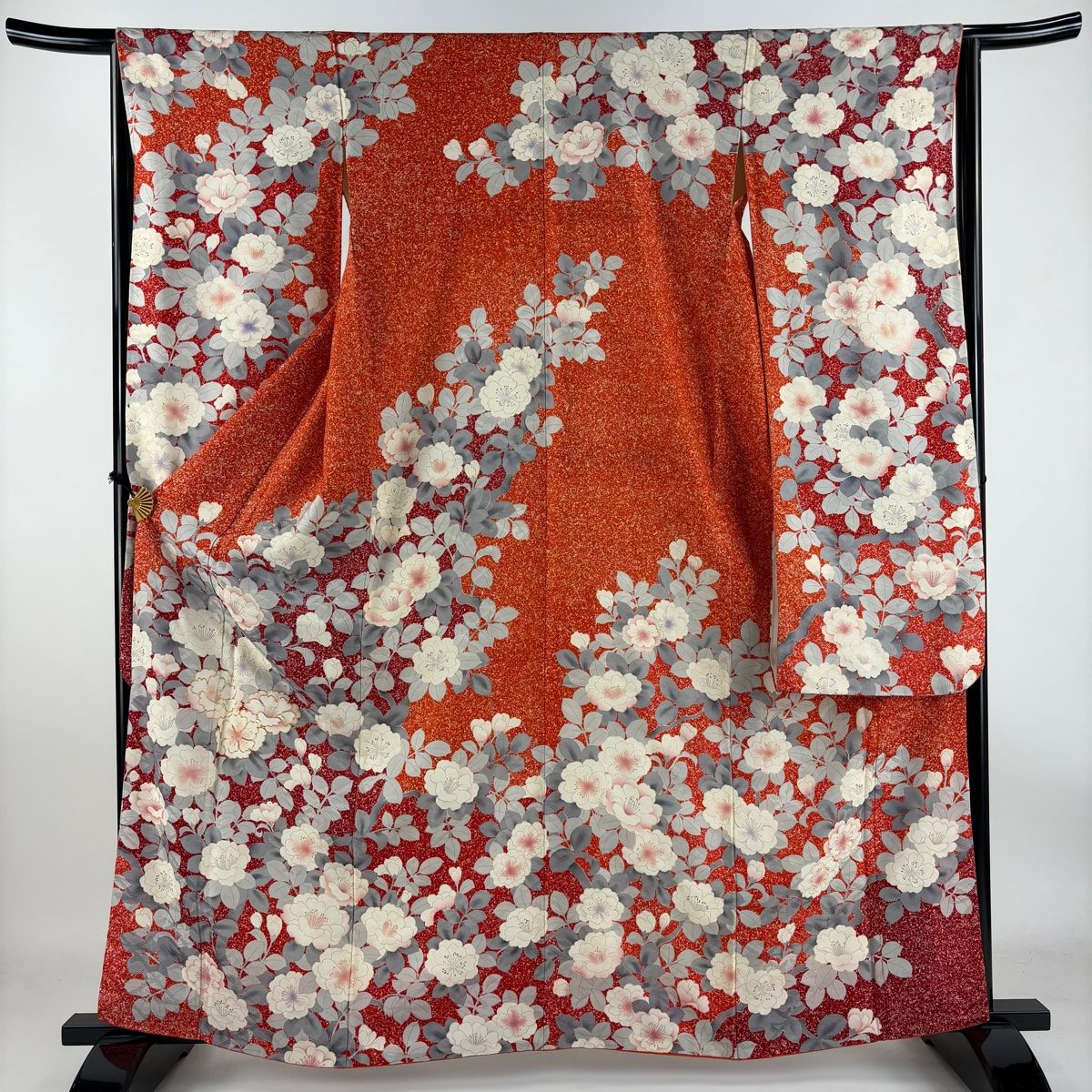 専用美品 振袖 深緑 百合 金彩加工 身丈161cm 成人式 結婚式 正絹 専用美品 振袖 深緑 百合 金彩加工 身丈161cm 成人式 結婚式