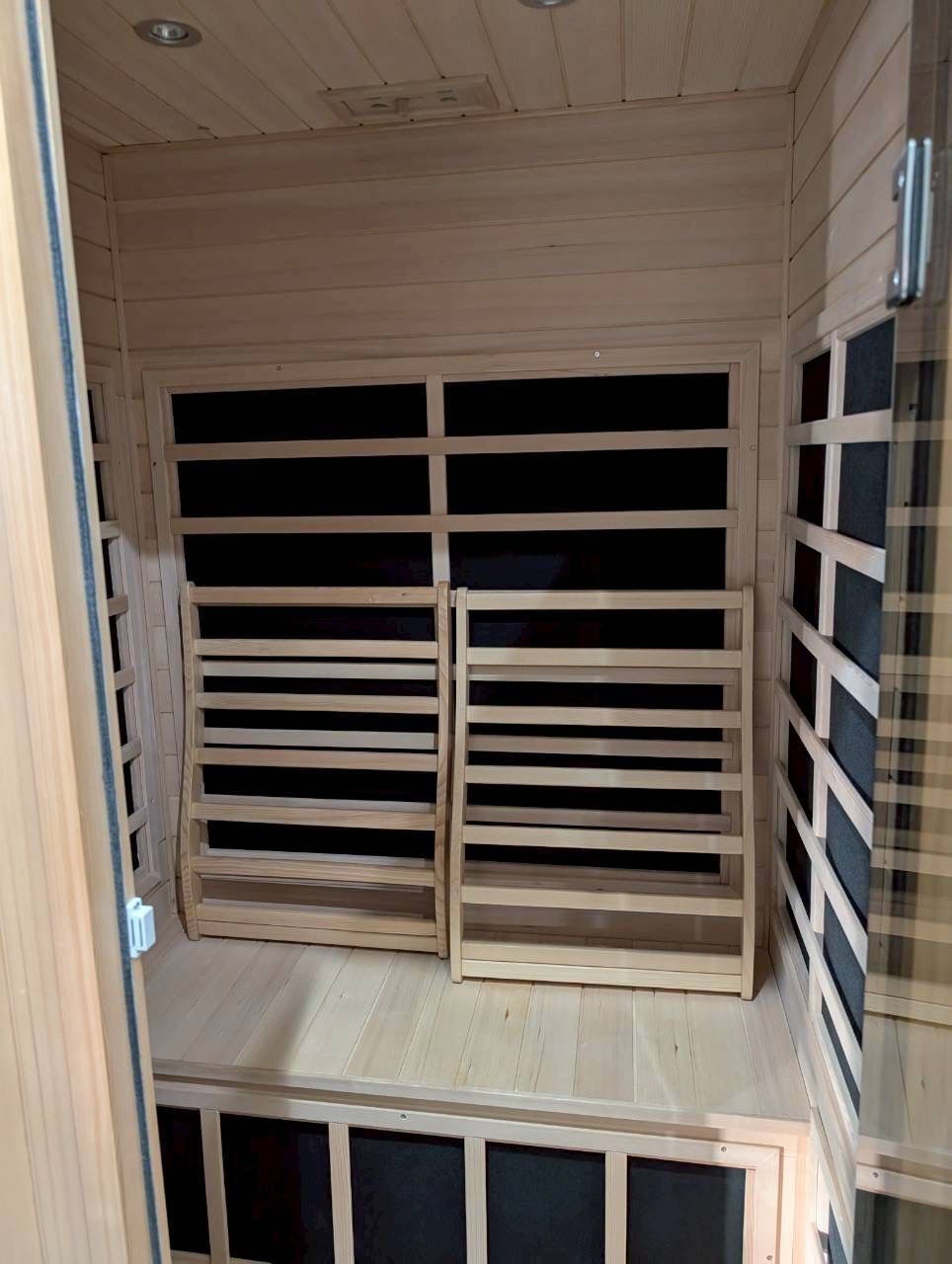 NATURAL SPA 遠赤外線サウナ リラクゼーションサウナ 2人用 IG-520H 2510 O