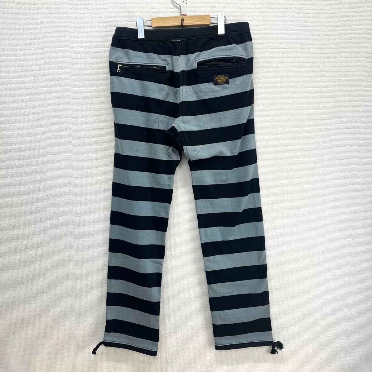 ウエストライド ボーダーロングパンツ アメカジ 】ウエストライド