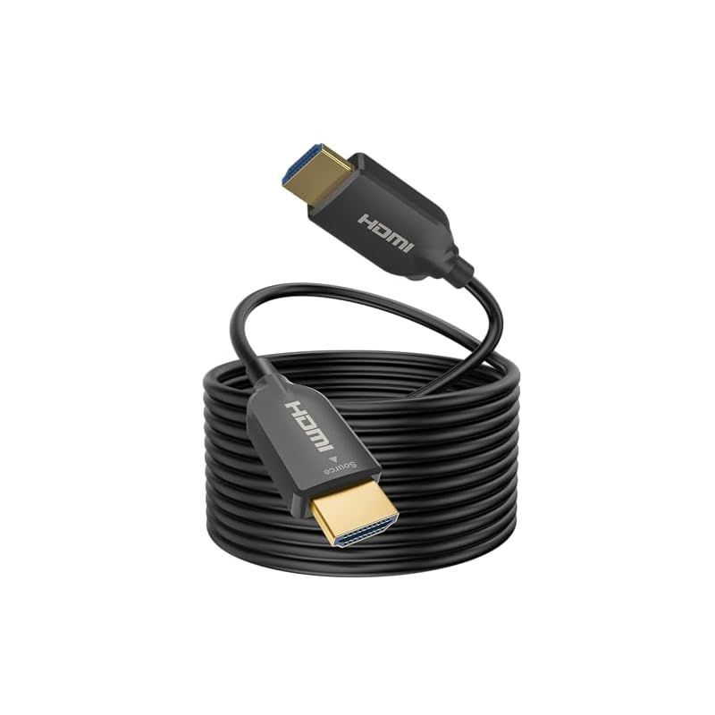 SOEYBAE 4K 光ファイバーHDMI ケーブル 150M HDMI2.0 ケーブル 4K 60Hz HDR|Ultra HD 4 4 4 HDCP2.2 19Gbps超高速伝送