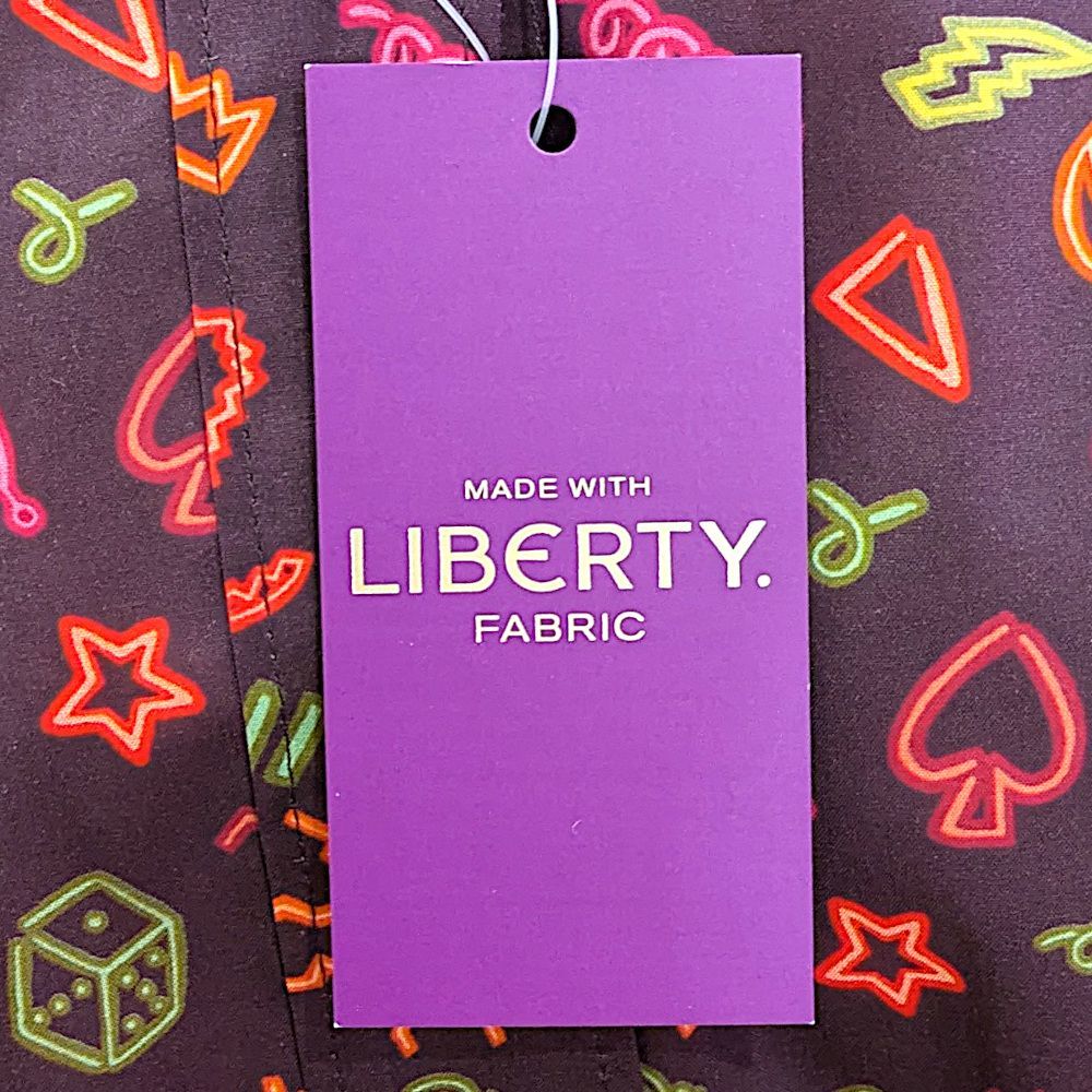 パークス リバティスタンドカラー５分袖シャツ PH2422536-6 Parkes パークス リバティ LIBERTY スタンドカラーボックス5分袖シャツ