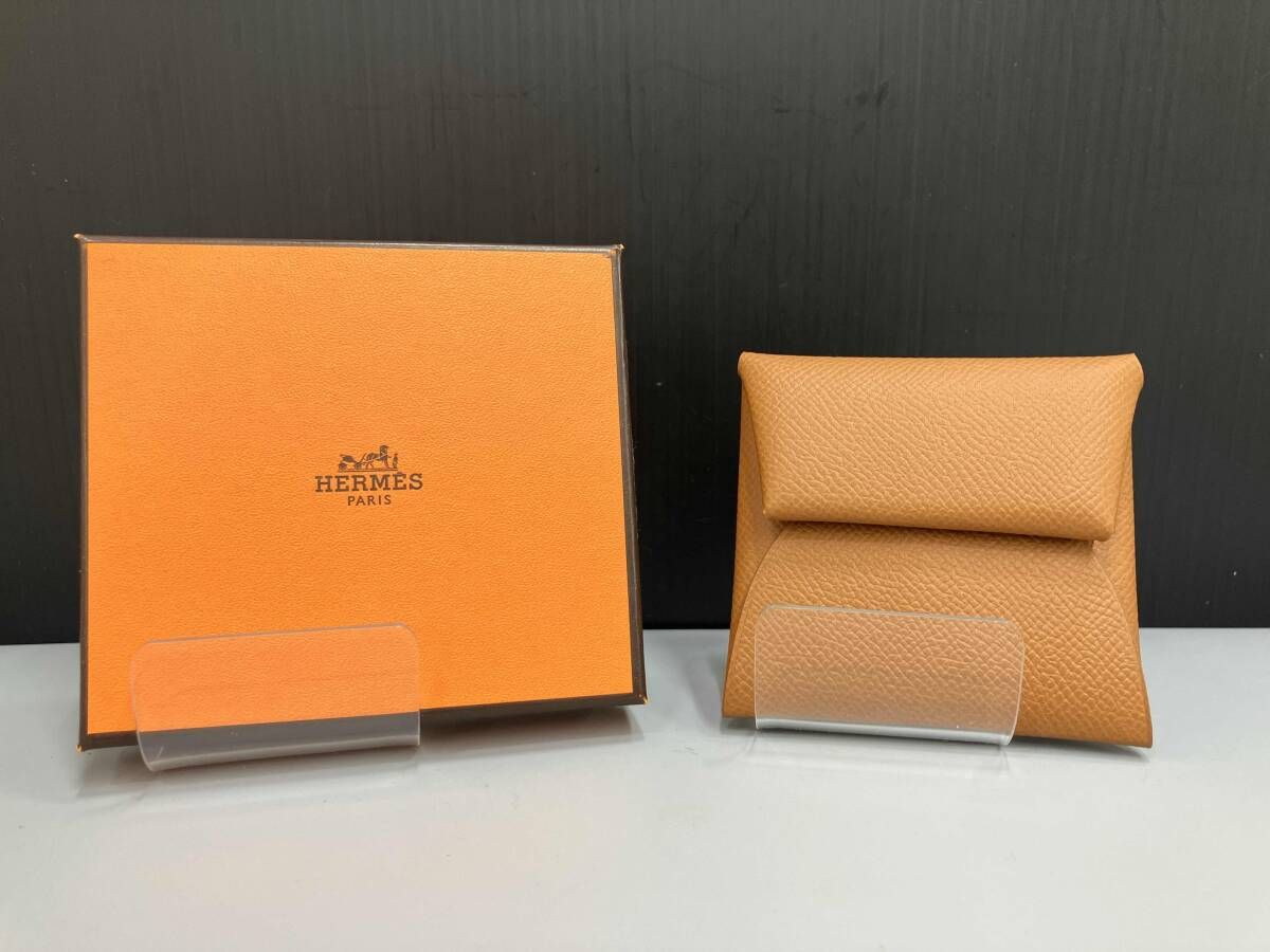 HERMES エルメス バスティア Y M2 006 MD刻印 小銭入れ コインケース 