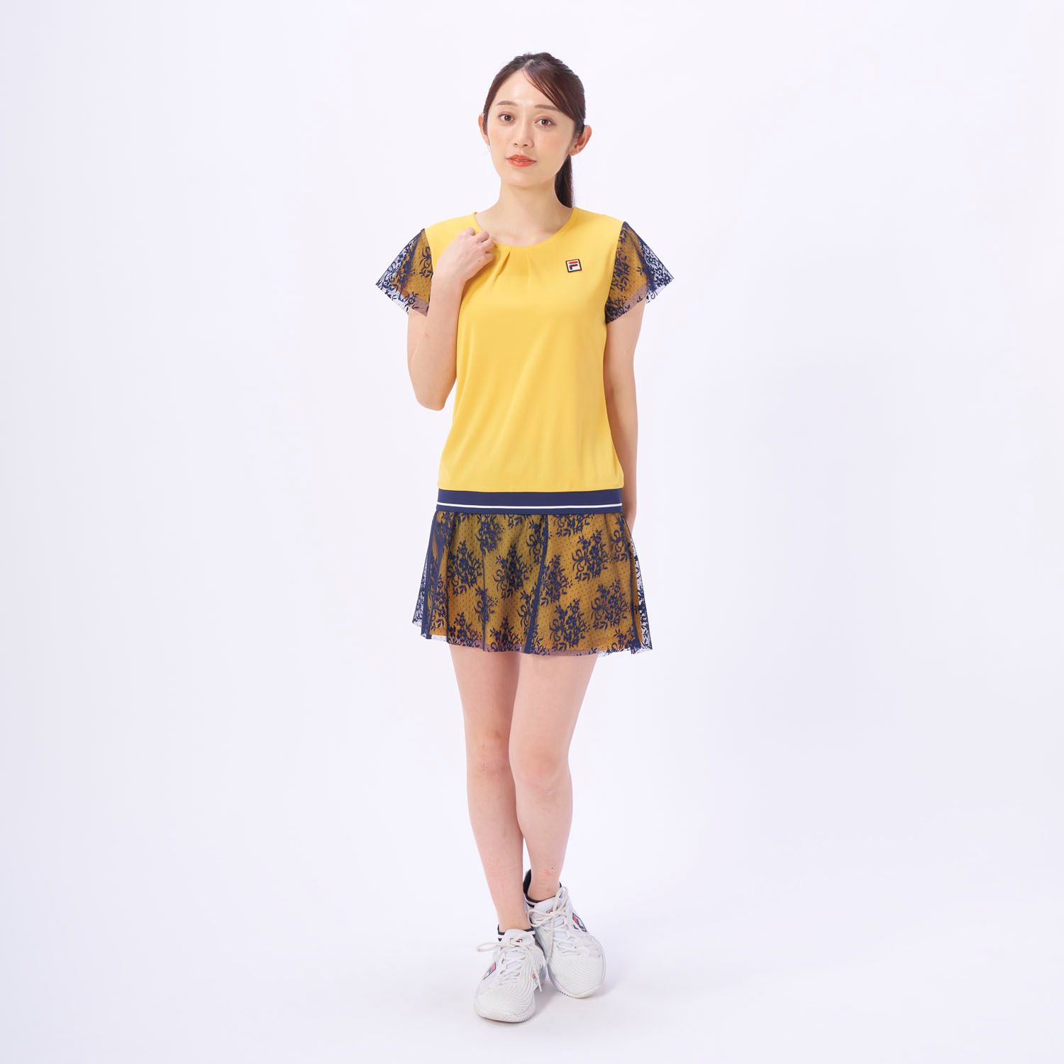 フィラ FILA テニススコート VL2842-12 2024SS 青 フィラ FILA テニス スコート VL2842 12 ブルー