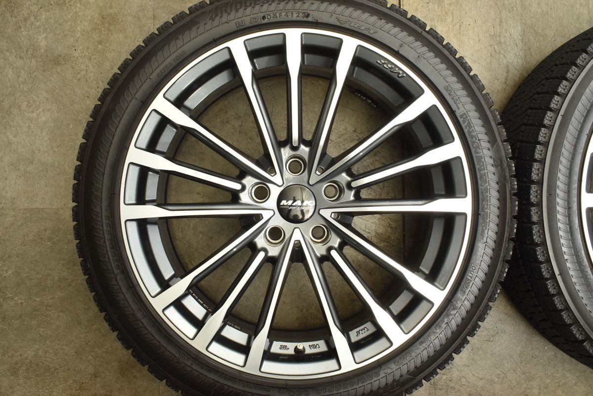 バリ溝ランフラットタイヤ MAK BAVIERA FF 18in 7.5J 25 ブリヂストン ブリザックRFT 225|45R18 BMW G20 3シリーズ G22 4シリーズ