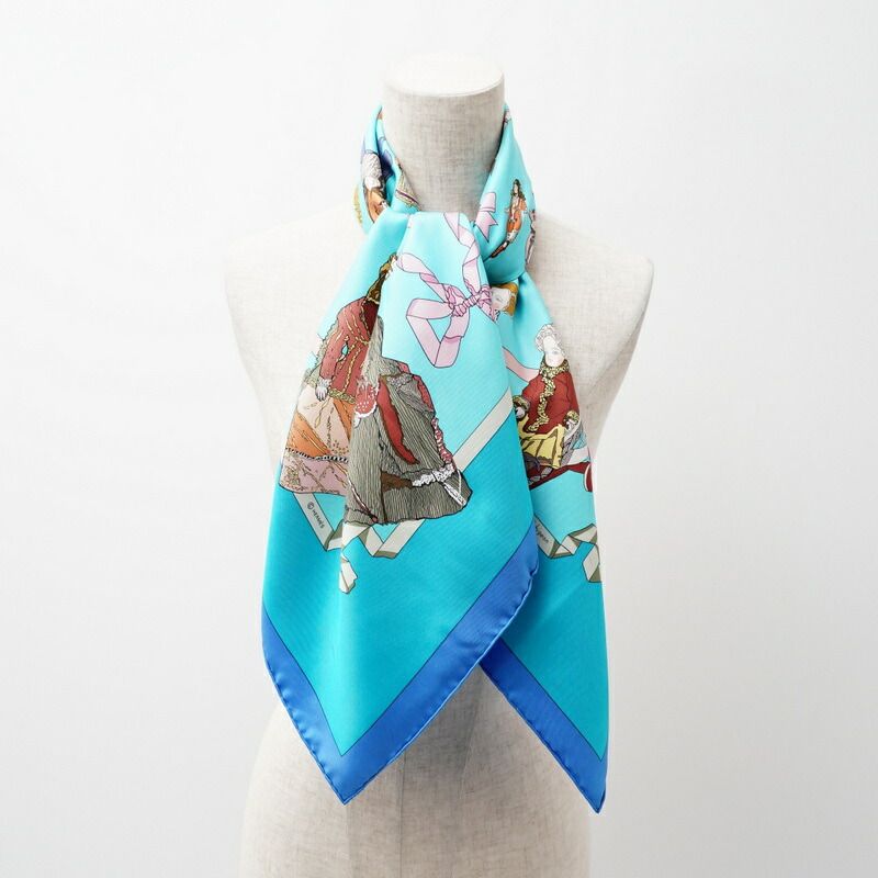 HERMES エルメス カレ90 HELLO DOLLY ハロードリー スカーフ バンダナ