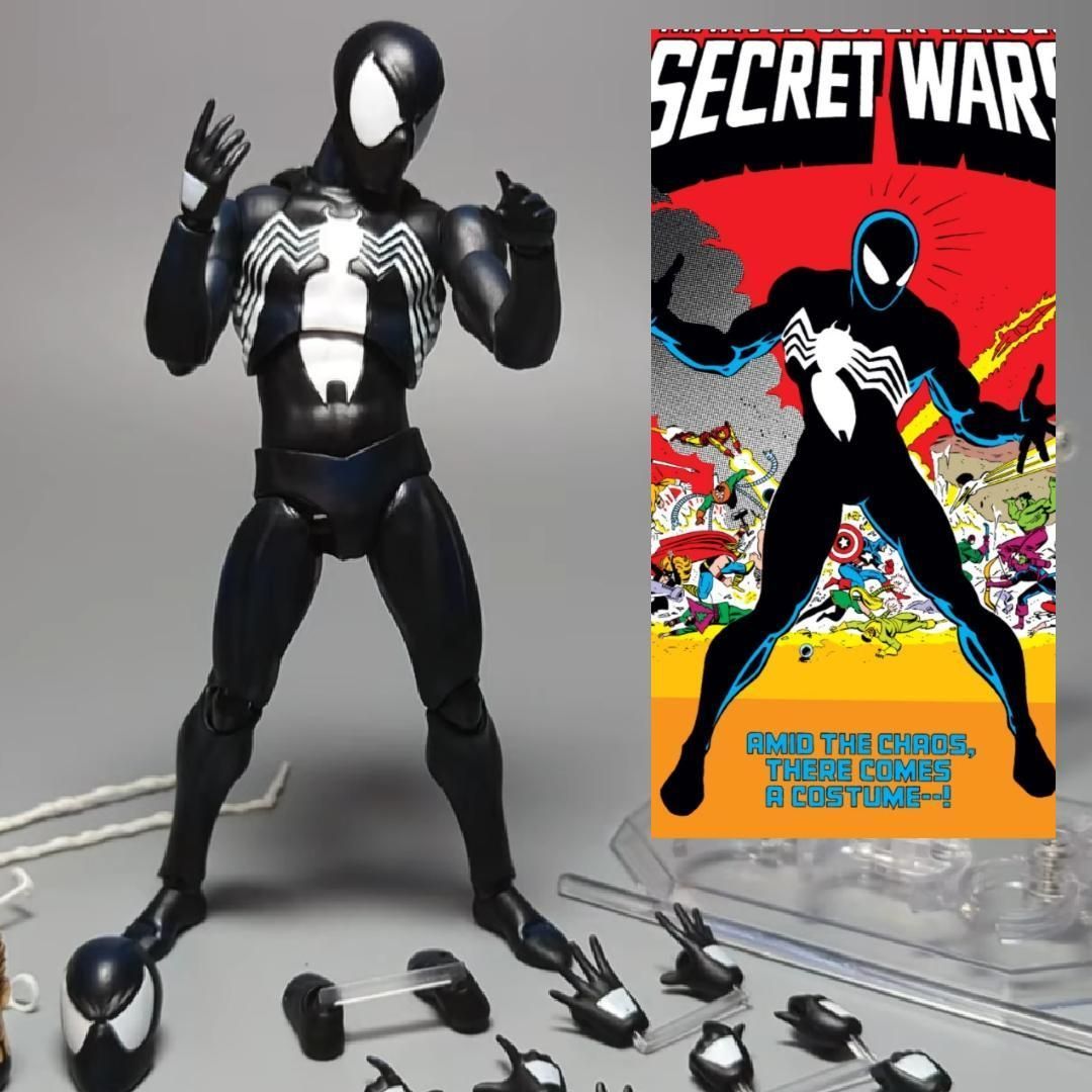 MAFEX スパイダーマン ブラックコスチューム COMIC Ver.-特別