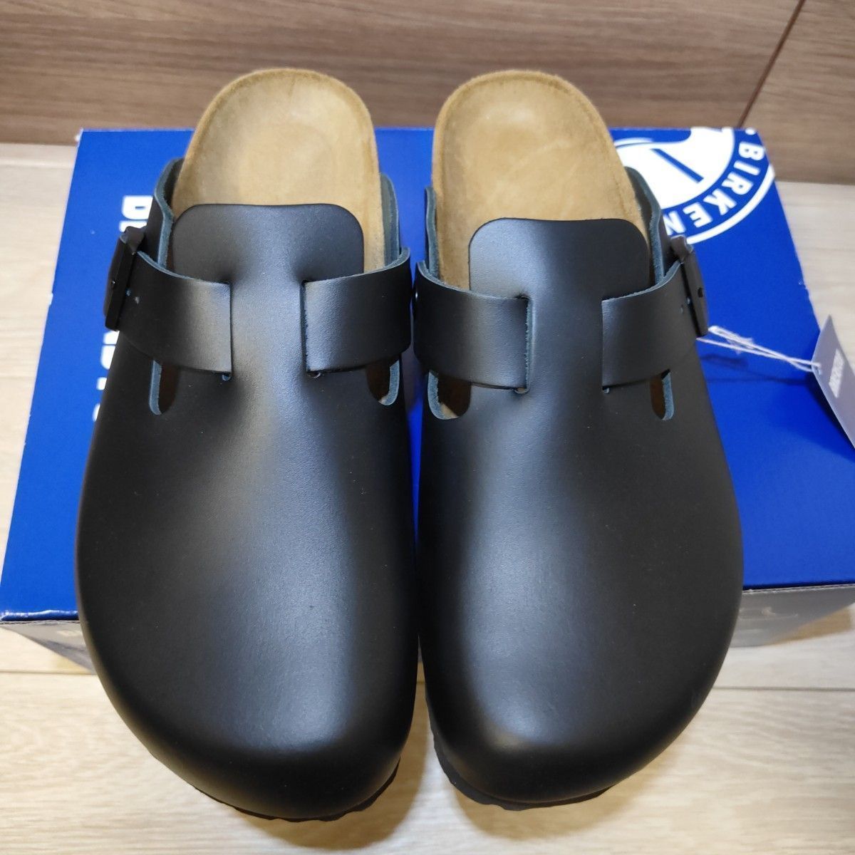 ビルケンシュトック　ボストン　新品未使用 新品未使用 BIRKENSTOCK ボストン 本革 黒 ビルケンシュトック
