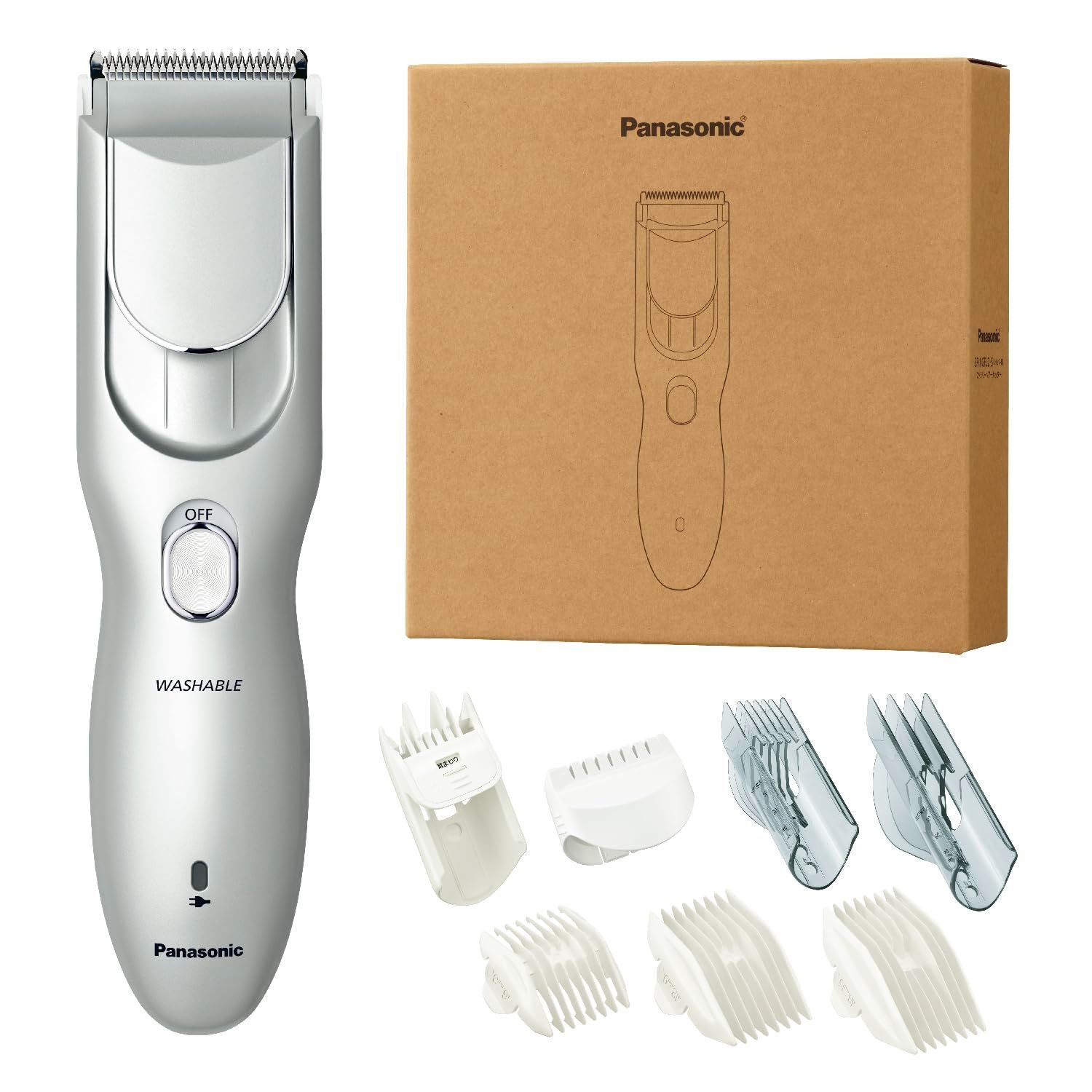 数量 2025年発売 パナソニック バリカン ヘアカッター ファミリータイプ 充電 交流式 シルバー ER-NGFJ2-S