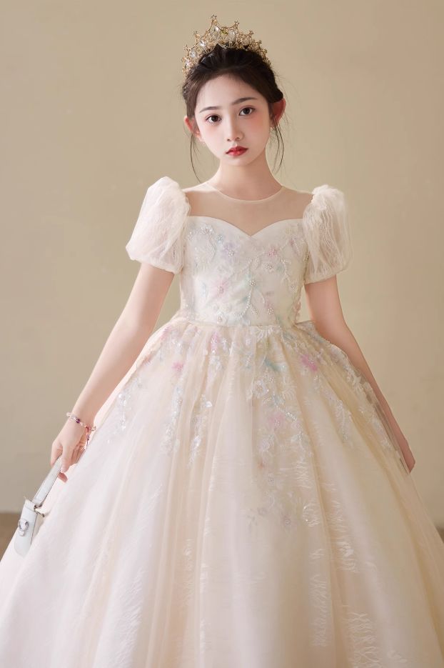 子供用のドレス司会者用のドレスファッションショー用のピアノ用のドレスです