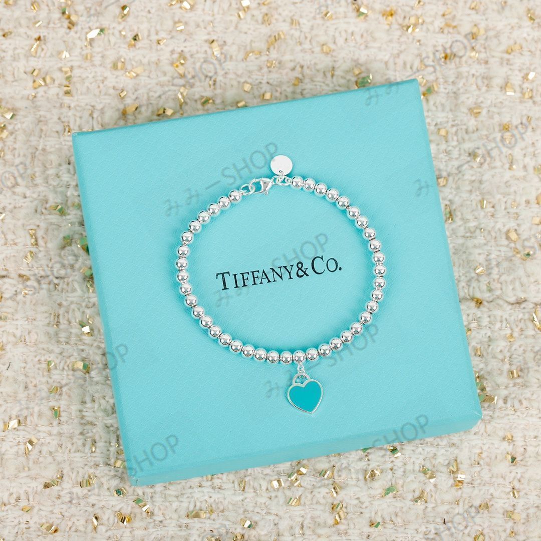 TIFFANY ティファニー リターントゥ ティファニー ハートタグ ブレスレット ボールチェーン SV925RR1228 - メルカリ