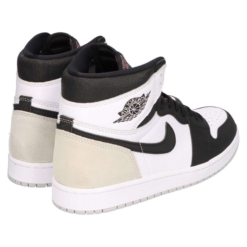 NIKE (ナイキ) AIR JORDAN1 RETRO HIGH OG Bleached Coral エアジョーダン1 ブリーチド コーラル  ハイカットスニーカー グレー US10/28cm 555088-108