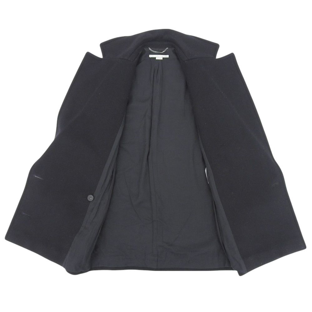 STELLA McCARTNEY 黒 ダブルブレストコート 38