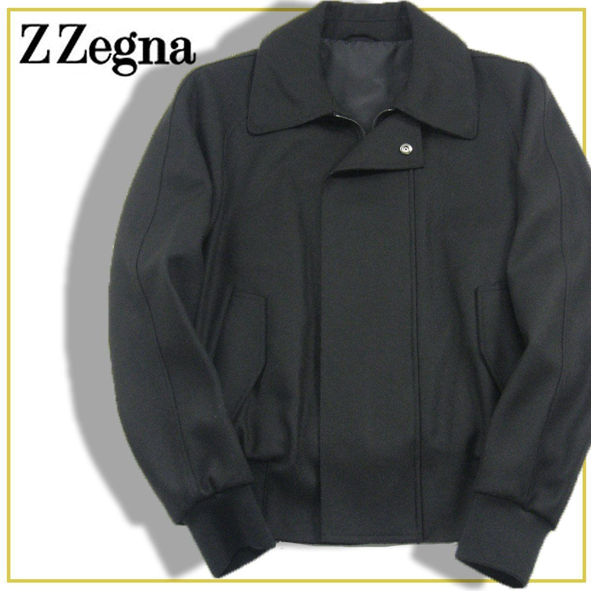 新品】 Z Zegna / ジーゼニア ブルゾン イタリア製 ウール メルトン アウター ジャンパー 黒 ブラック Ermenegildo Zegna  エルメネジルドゼニア ゼニア 秋冬 - メルカリ