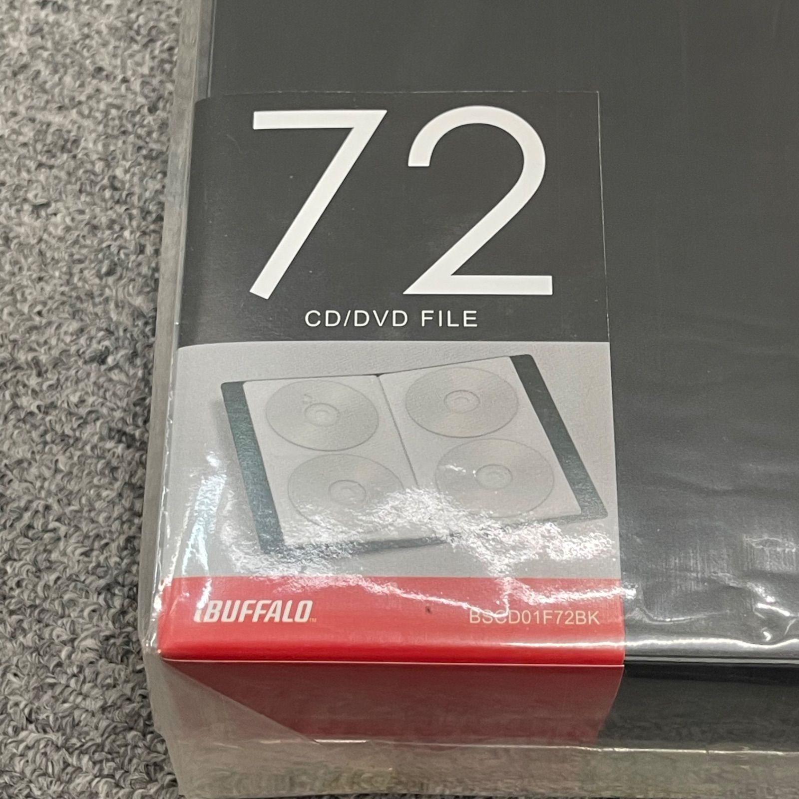 未使用、未開封　BUFFALO CD/DVD収納ファイルケース 5個セット NPA】未開封品 BUFFALO バッファロー CD DVD ファイルケース 72