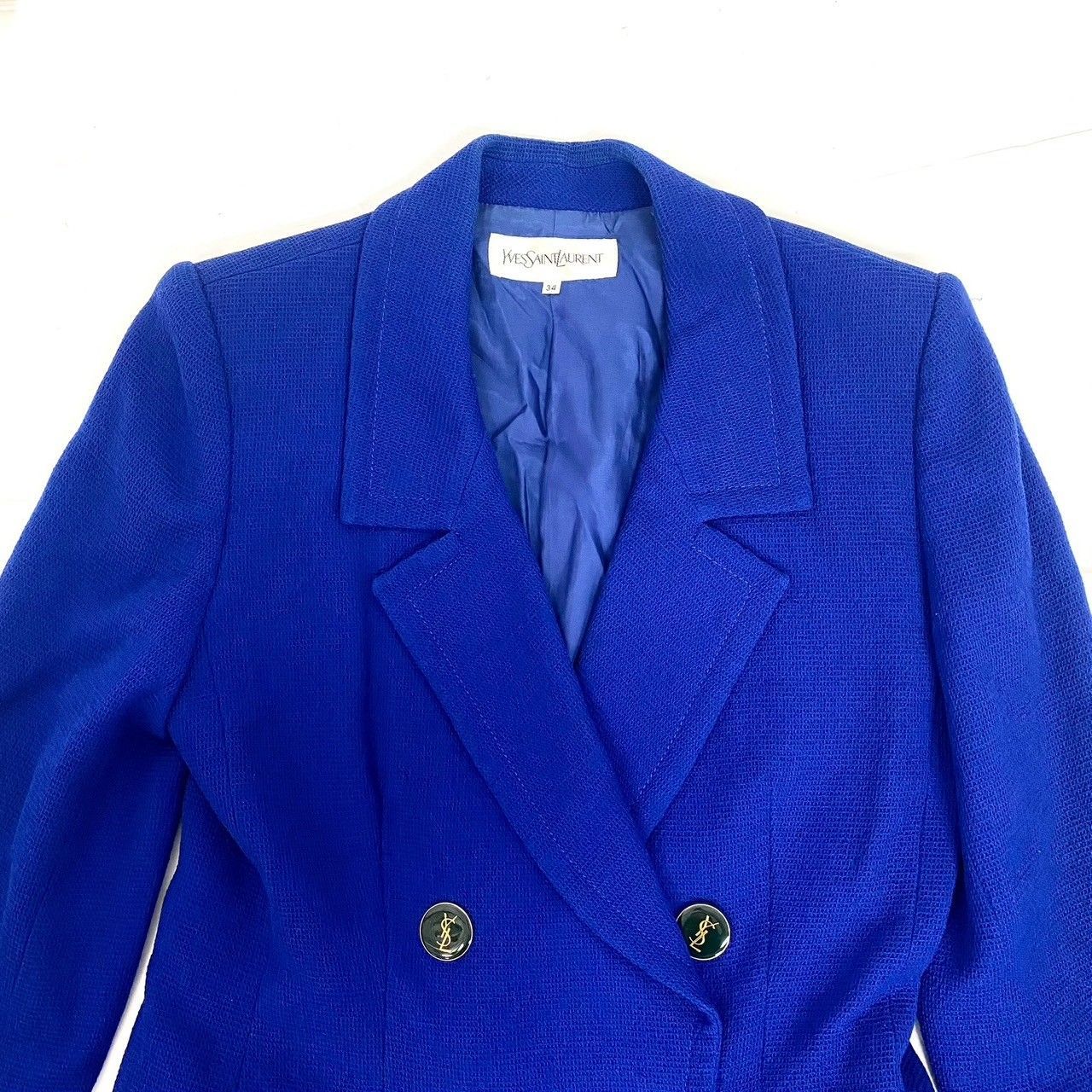 M【YVES SAINT LAURENT】スーツ セットアップ ジャケット 34