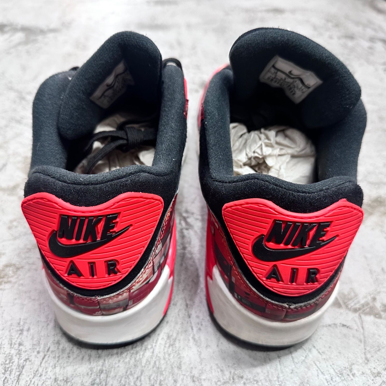 アトモス x ナイキ エア マックス 90 PRNT レッドWELOVENIKE Atmos x Nike Air Max 90 
