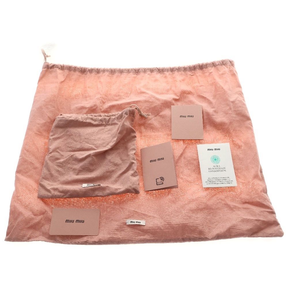 miumiu (ミュウミュウ) ワンダークロシェ ホーボーバッグ 2WAY  