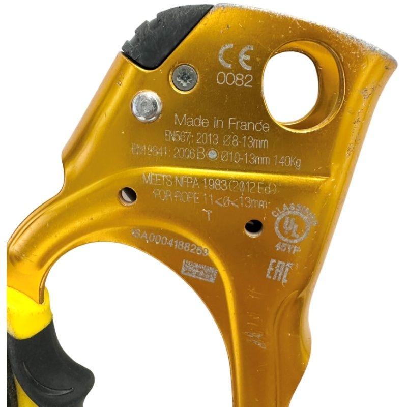 PETZL - PETZL ペツル アッセンション B17ARA エルゴノミクスデザイン ハンドル付アッセンダー ロープクランプ 【中古】 32506R7 PETZL ペツル アッセンション B17ARA エルゴノミクスデザイン