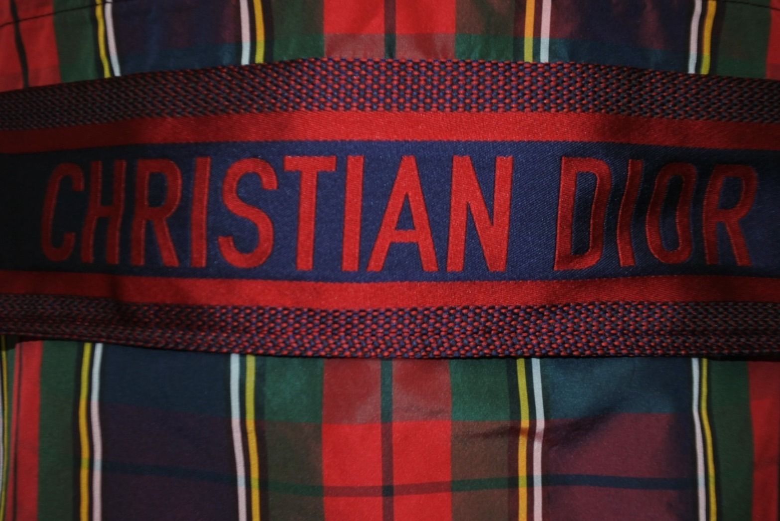 Christian Dior クリスチャンディオール アノラックパーカー タータン