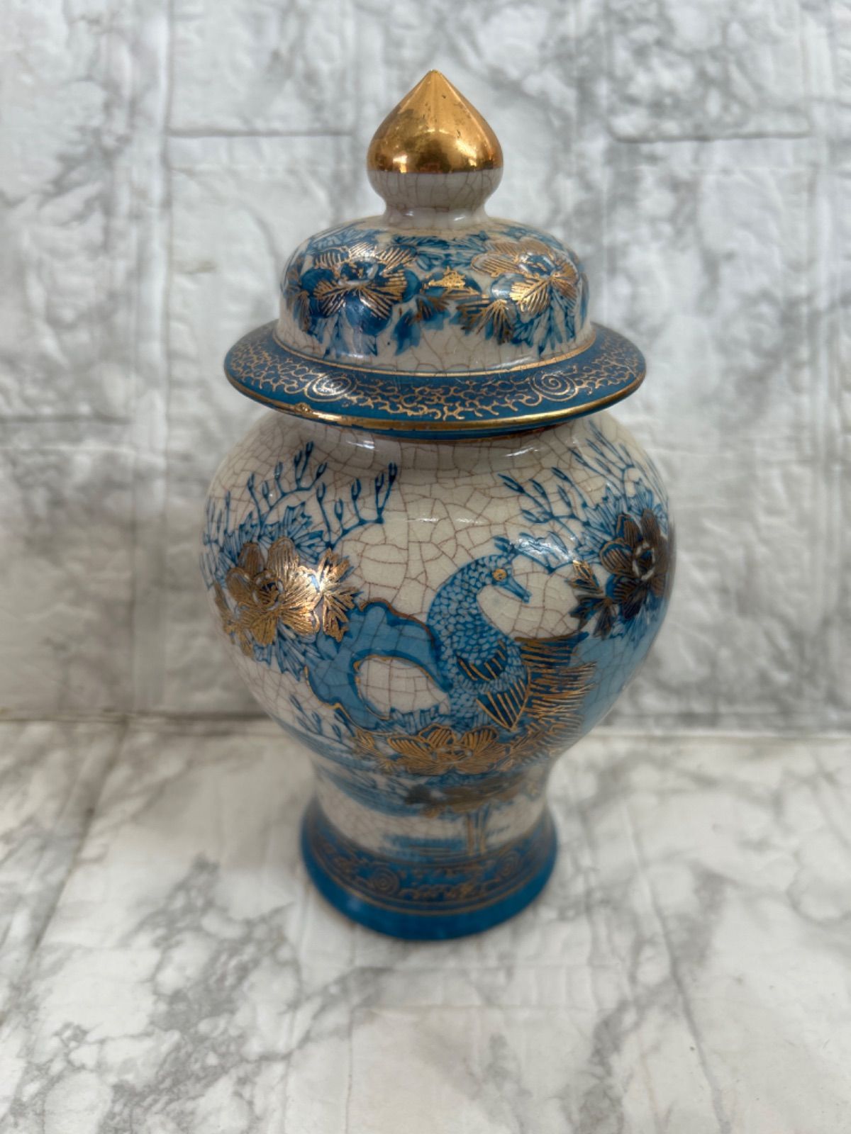 骨董品 薩摩焼 小壺 蓋付き壺 オブジェ 小ぶり - メルカリ