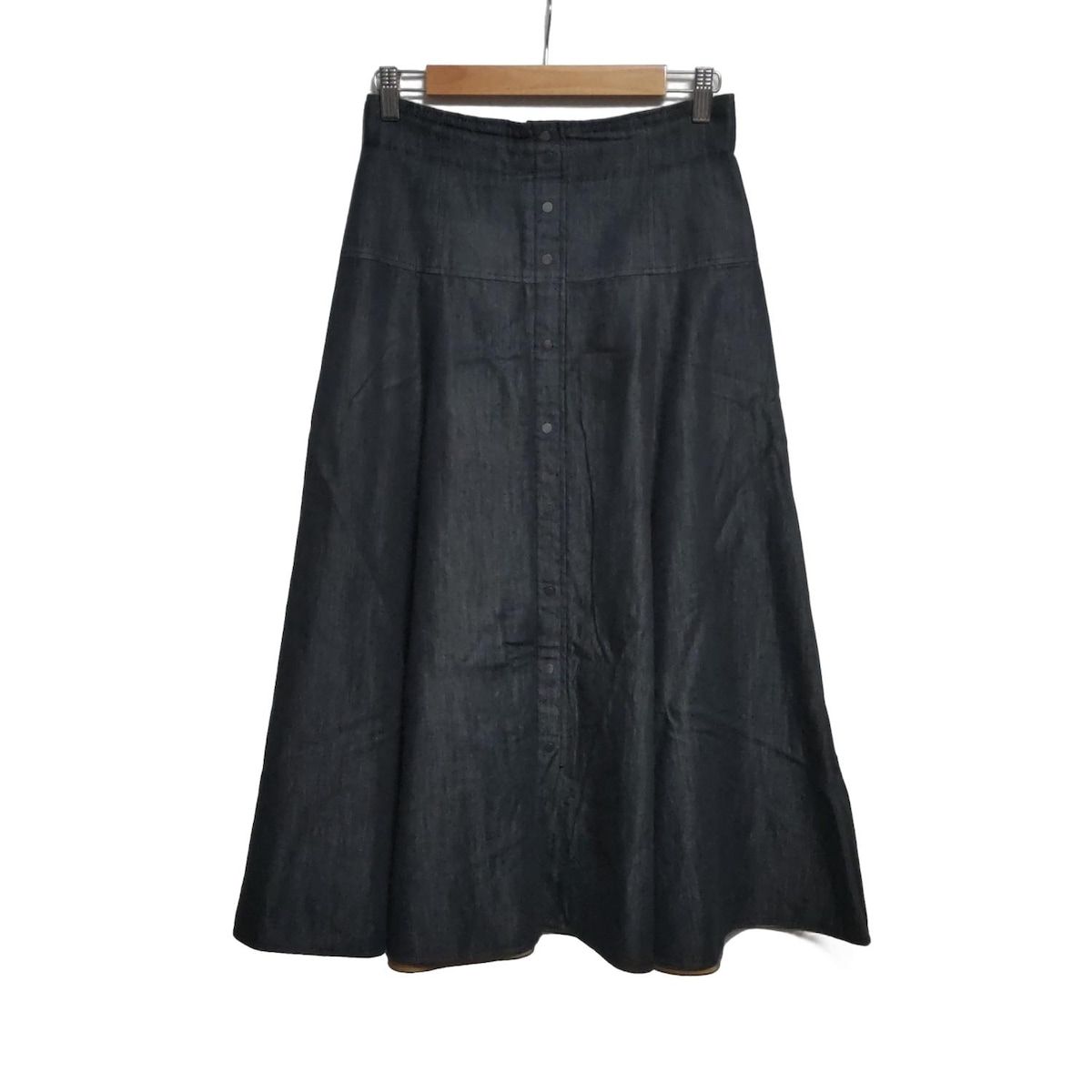 ANAYI アナイ リボンスカート ネイビー×イエロー 紺 黄 size38 ANAYI アナイ リボンスカート ネイビー×イエロー 紺 黄 size38