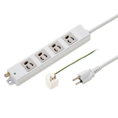5個セット サンワサプライ 抜け止めタップ 3m TAP-5431MGN2-3X5