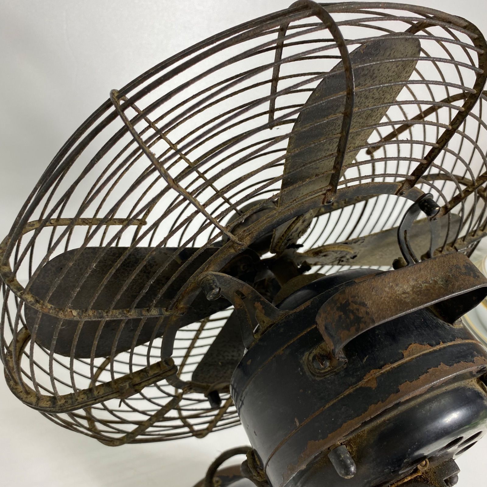 レトロ扇風機 日立 HITACHI製 鉄製 ビンテージファン 動作品