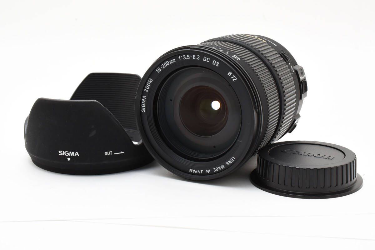美品 Canon Sigma 18-200mm DC OS キャノン #8333 Amazon.com : Sigma 18-200mm F3.5-6.3 Contemporary DC Macro
