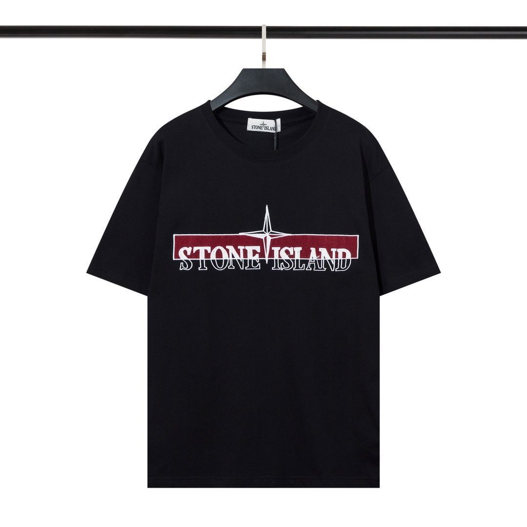 STONE ISLAND ディオール Ｔシャツ カットソー 半袖 STONE ISLAND 半袖Ｔシャツ ディオール 男女兼用 春 夏 通気性 並行輸入品