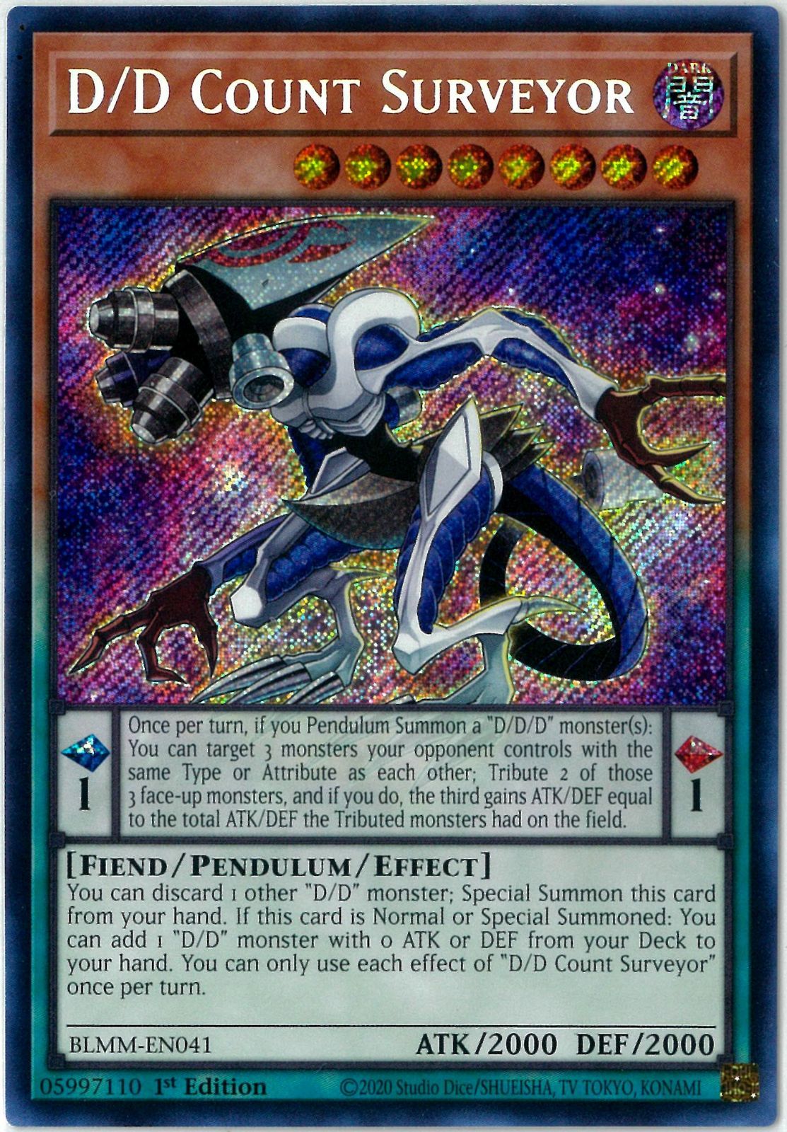 遊戯王/英語版/北米版/DDカウント・サーベイヤー/D/D Count