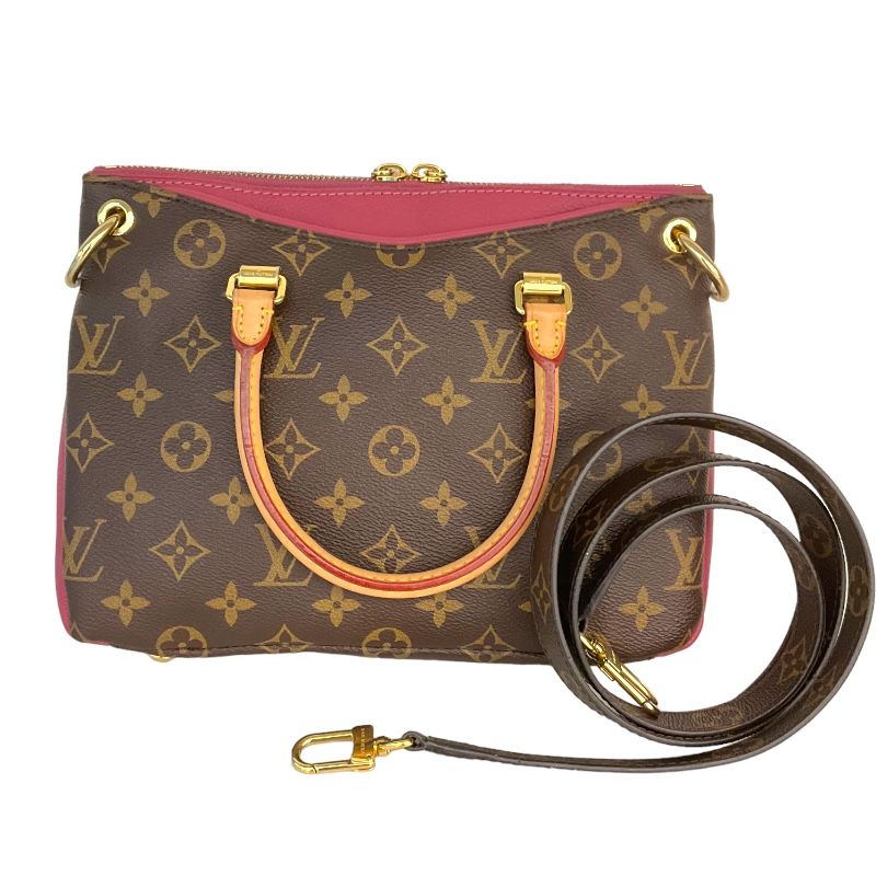 ルイ・ヴィトン LOUIS VUITTON パラスBB M43476 ブラウン モノグラムキャンパス レディース ハンドバッグ - メルカリ