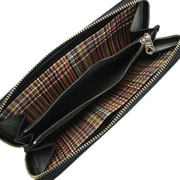 ポールスミス Paul Smith 財布 長財布 ラウンドジップ財布 本皮革