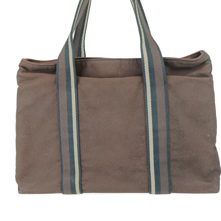 HERMES エルメス トートバッグ トロカホリゾンタル MM - ブラウン  