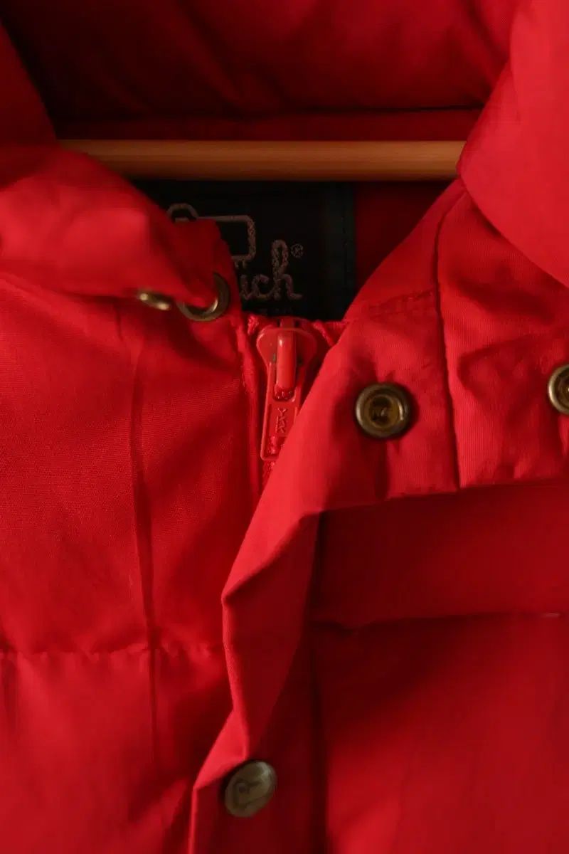 WOOLRICH ウールリッチ パファー ダック ダウン マウンテン ベスト レッド M