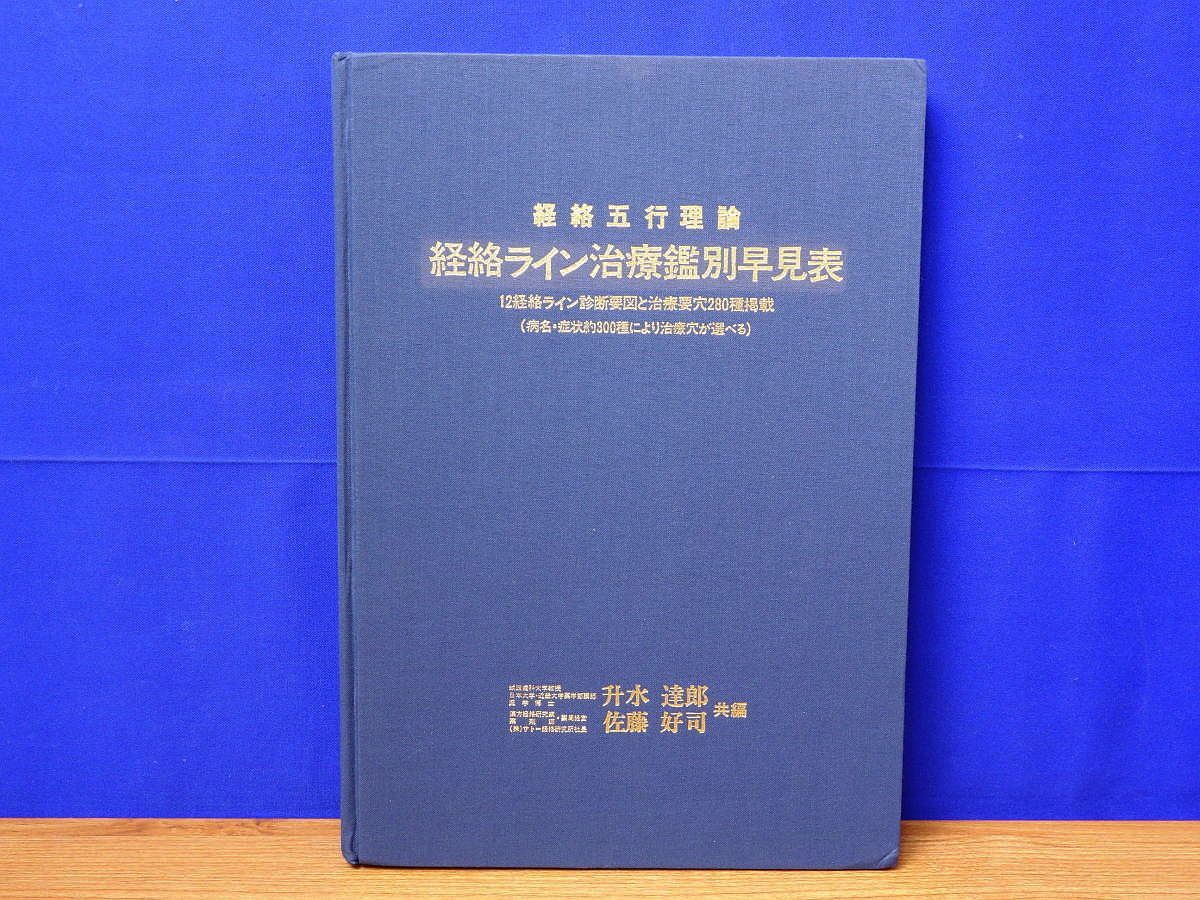 経絡五行理論 経絡ライン治療鑑別早見表 12経絡ライン診断要図と