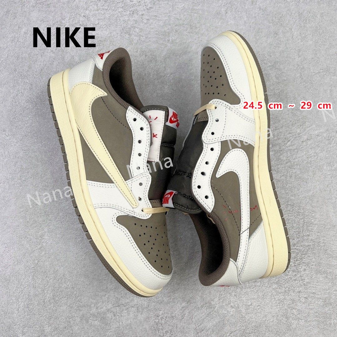 新品 未使用 Travis Scott x Nike Air Jordan 1 low Og SP Reverse Mocha トラヴィス・スコット × ナイキ エアジョーダン1 ロー OG "リバースモカ" DM7866-162 男女兼用