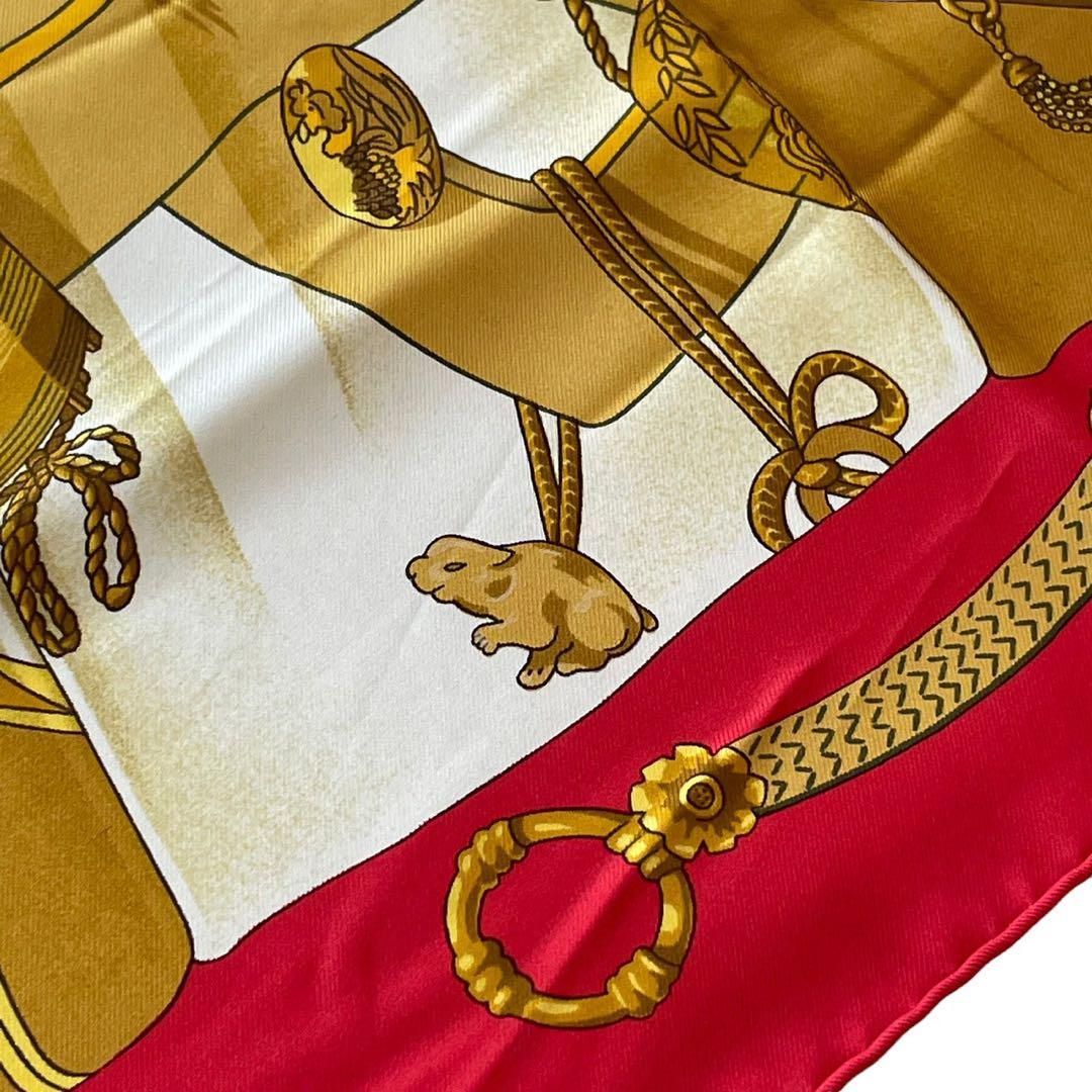 HERMES エルメス カレ90 大判 スカーフ シルク 100% - メルカリ