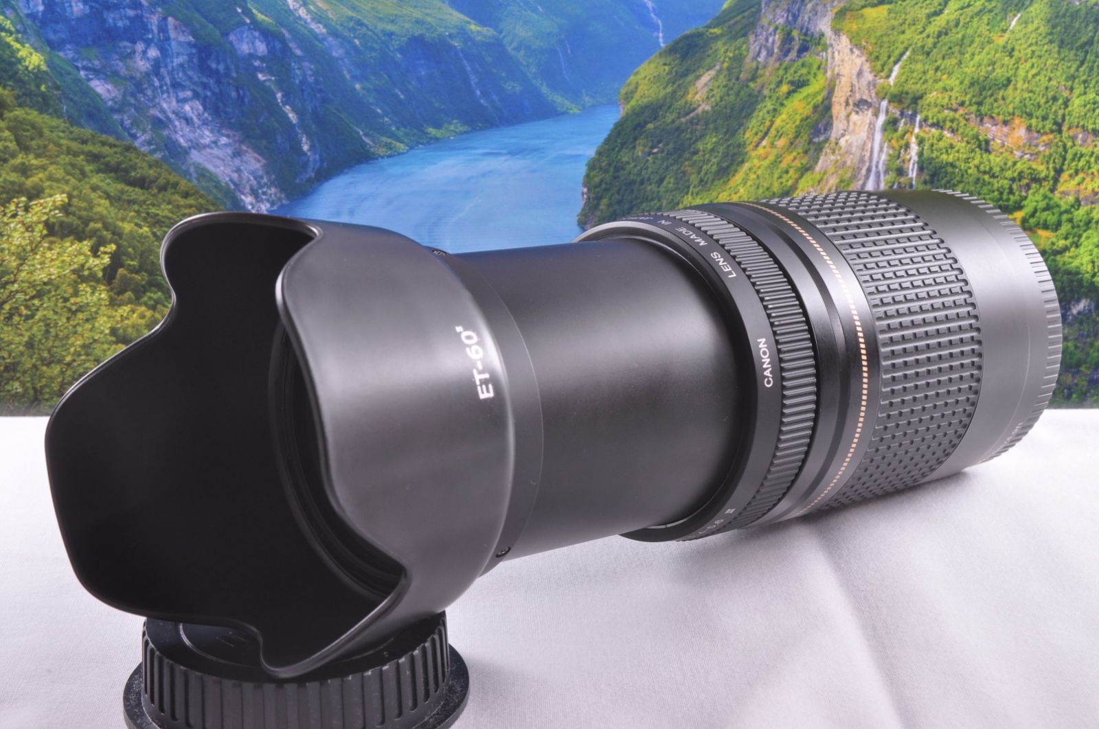 Canon EF 75-300mm F4-5.6 II III 望遠ズームレンズ フード付 キャップ付 女性 初心者向け ISO活用で手ブレ防止